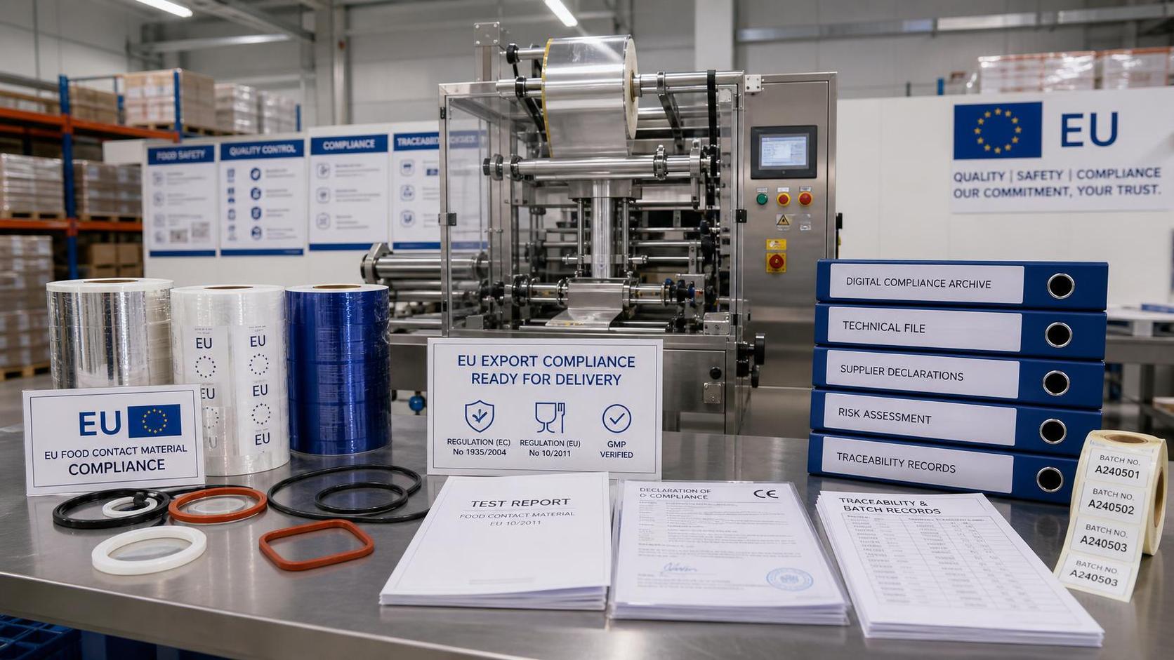 EU Requires Digital Compliance Dossiers for Food Contact Materials