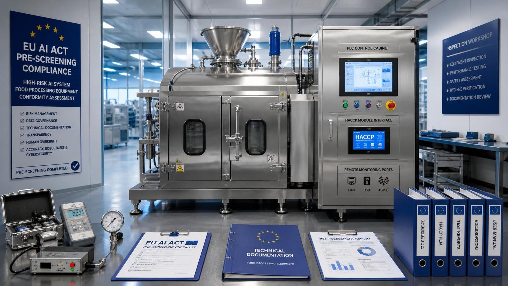 EU Sets AI Pre-Screening Rule for Food Machinery