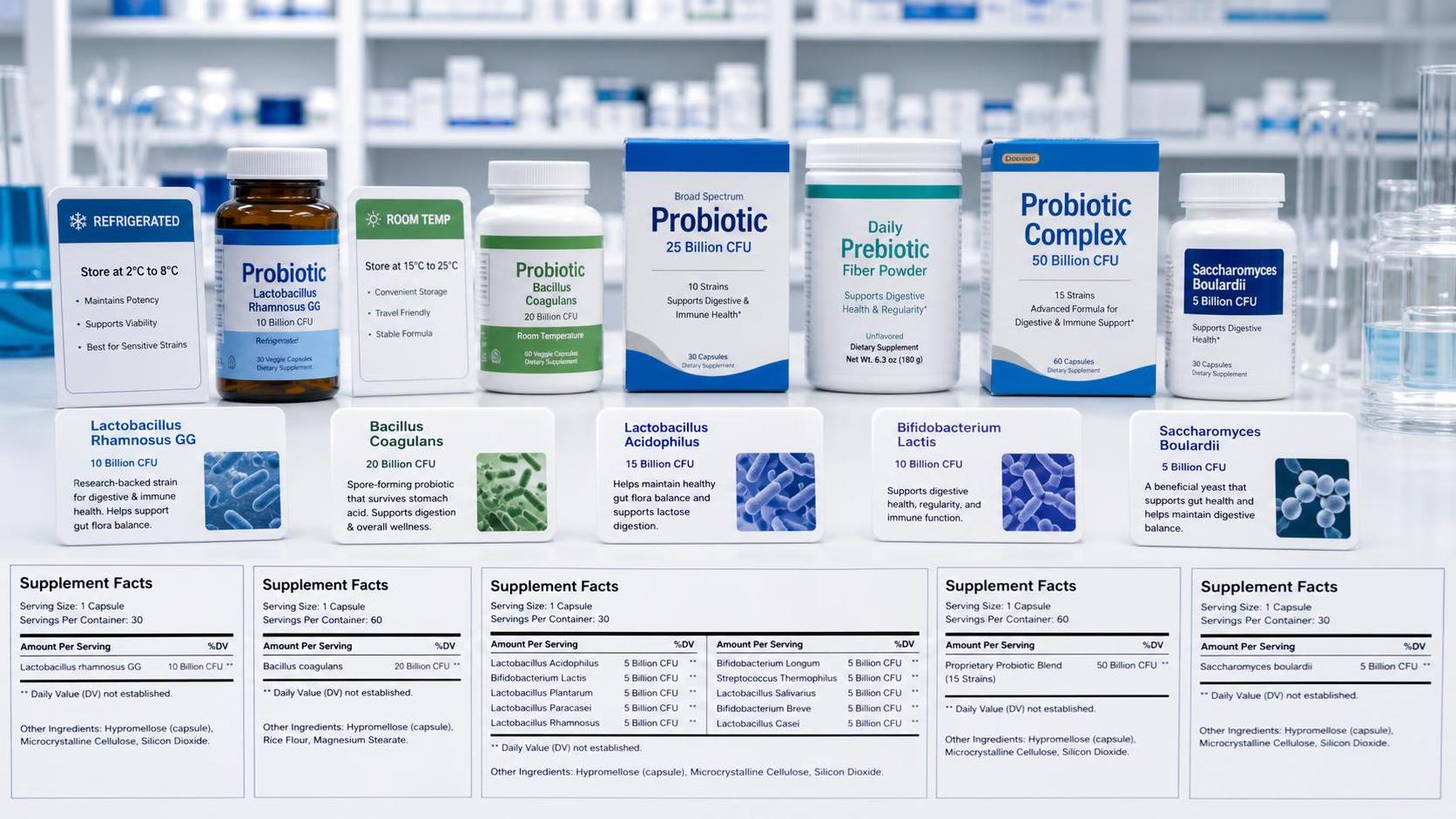 What Do Different Probiotics Strains Do and How Should Consumers Compare Them?