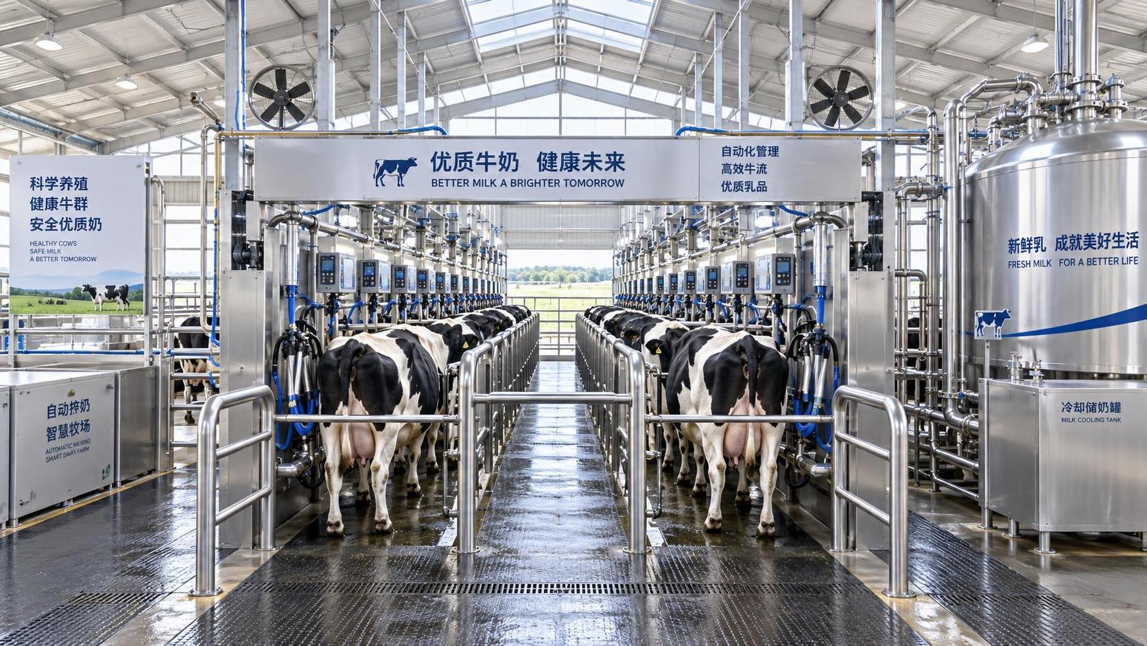 How to Select a Dairy Farm Milking System for Herd Size, Labor, and Milk Yield