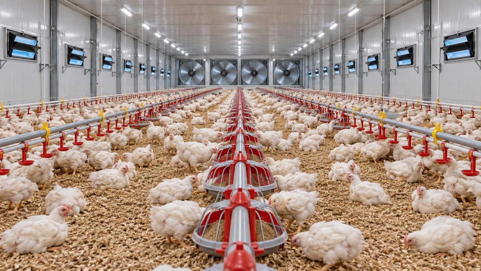 How to Specify Broiler Poultry House Equipment for Ventilation, Feeding, and Litter Control