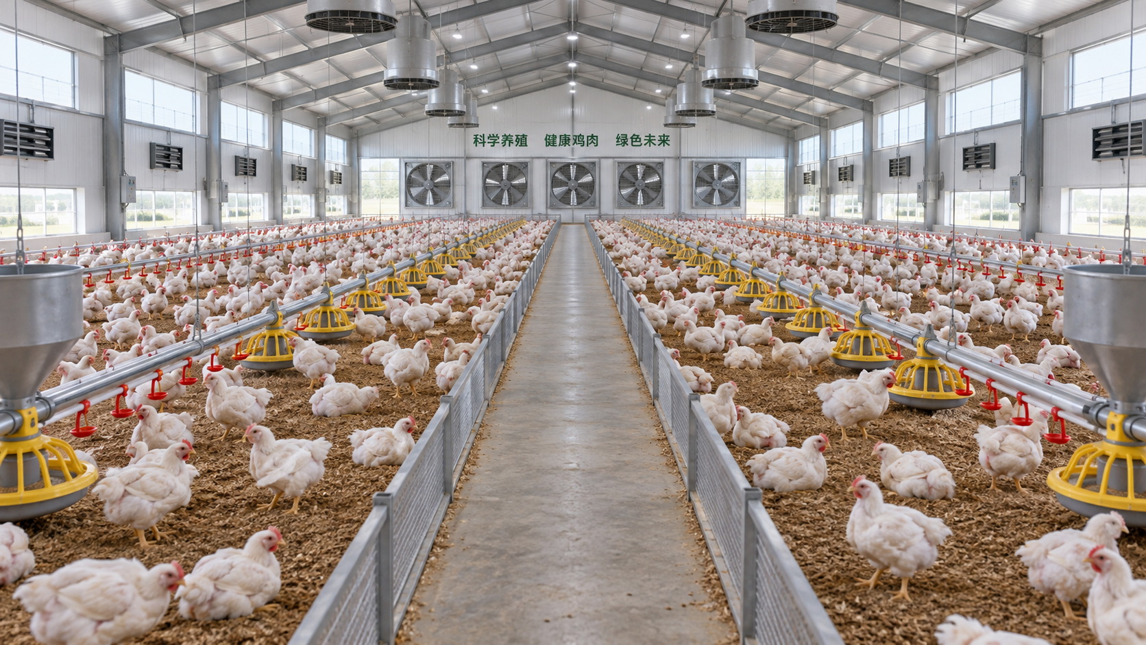 Chicken House Size in Meters: Calculating Floor Area by Flock and System