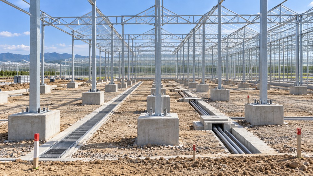 Venlo Greenhouse Installation: Site Preparation and Structural Sequencing Venlo Greenhouse Installation: Site Preparation and Structural Sequencing