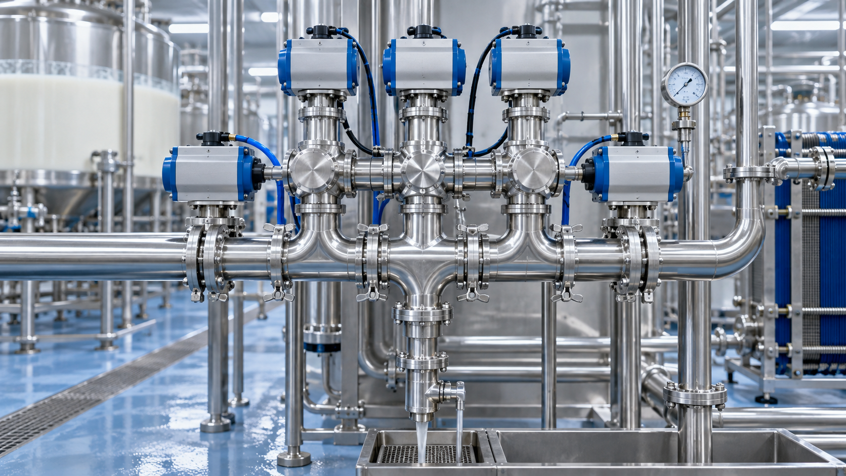 Valve Selection for Dairy Processing: CIP, Pressure, and Product Compatibility
