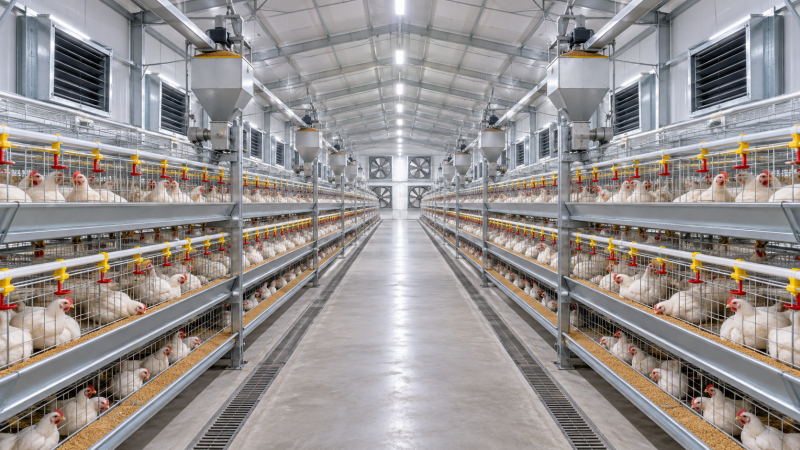 Broiler Cage House Equipment Budgets: Capacity, Space and Ventilation Broiler Cage House Equipment Budgets: Capacity, Space and Ventilation