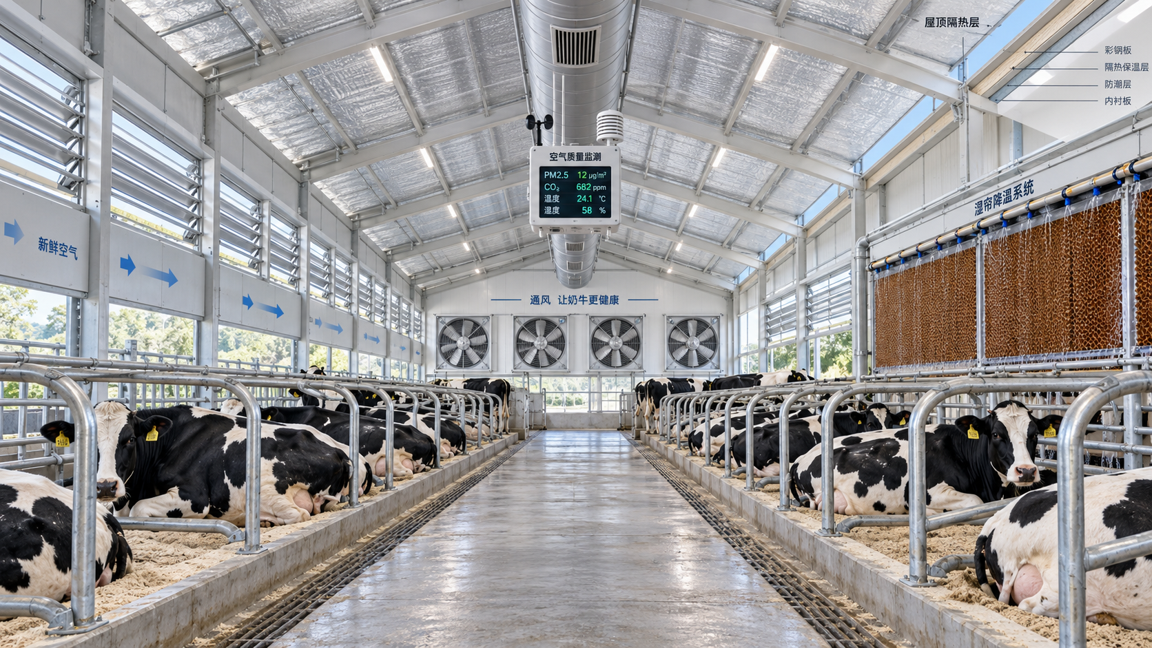Sizing Livestock Ventilation Systems for Heat, Humidity, and Ammonia Control