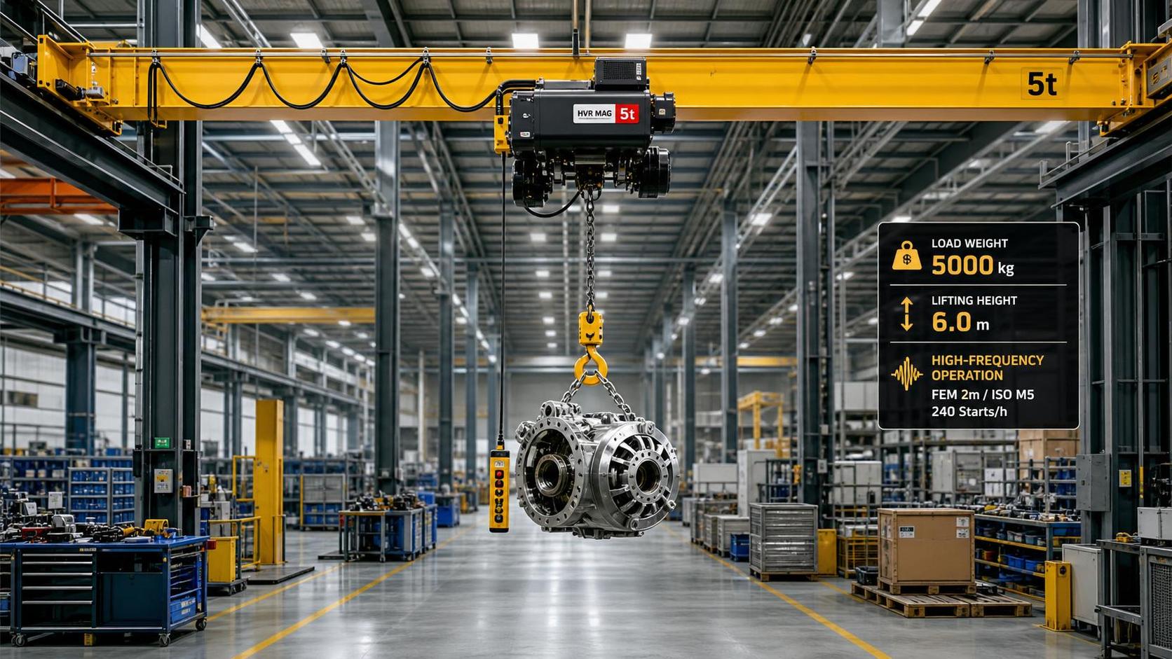 How to Choose Hoists for Load, Lift Height, and Duty Cycle