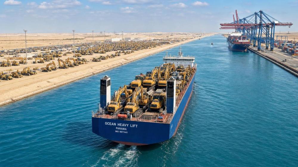 Suez Fee Hike Deepens Delays for Heavy Equipment Shipping
