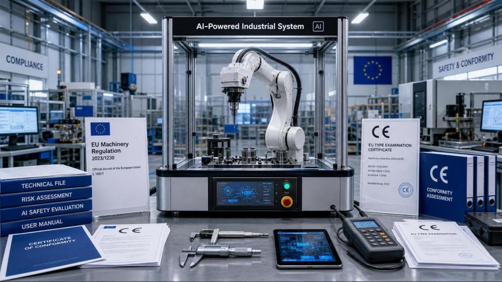 EU CE Guide Adds AI Safety Report for Machinery EU CE Guide Adds AI Safety Report for Machinery
