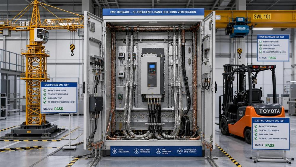 VDE Tightens EMC Rules for Crane Drive Systems VDE Tightens EMC Rules for Crane Drive Systems