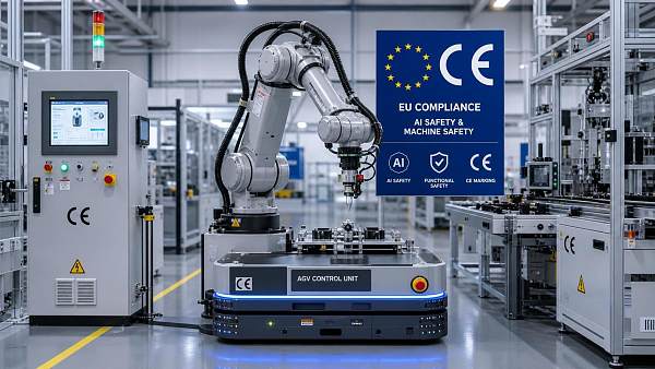 EU CE Rule Takes Effect for AI Safety Checks on Industrial Robots