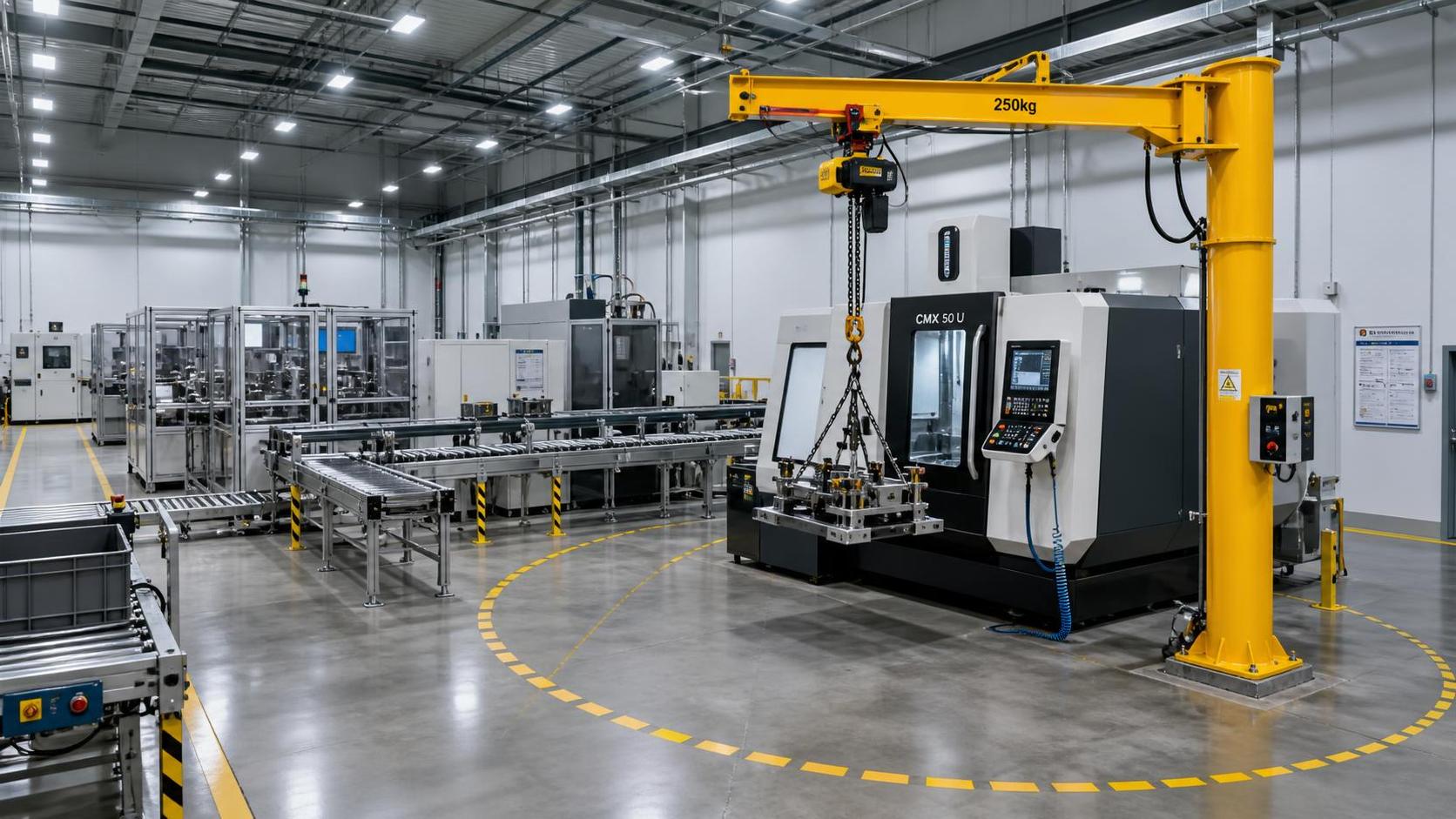How to Select a Workstation Jib Crane for Flexible Factory Workflows?