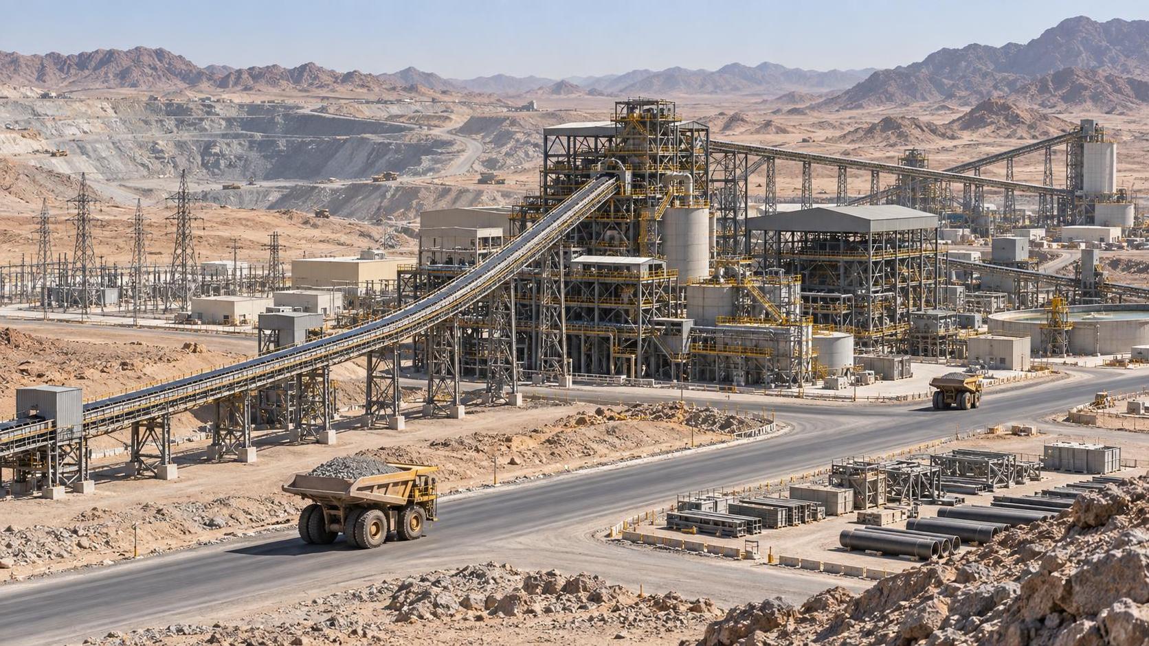 What determines the timeline for mining project development in Saudi Arabia?