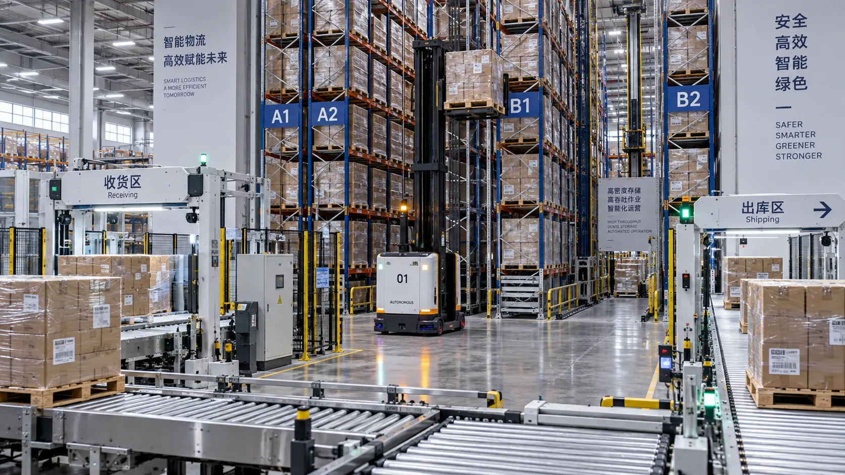 When does a distribution center need an automated pallet handling system?
