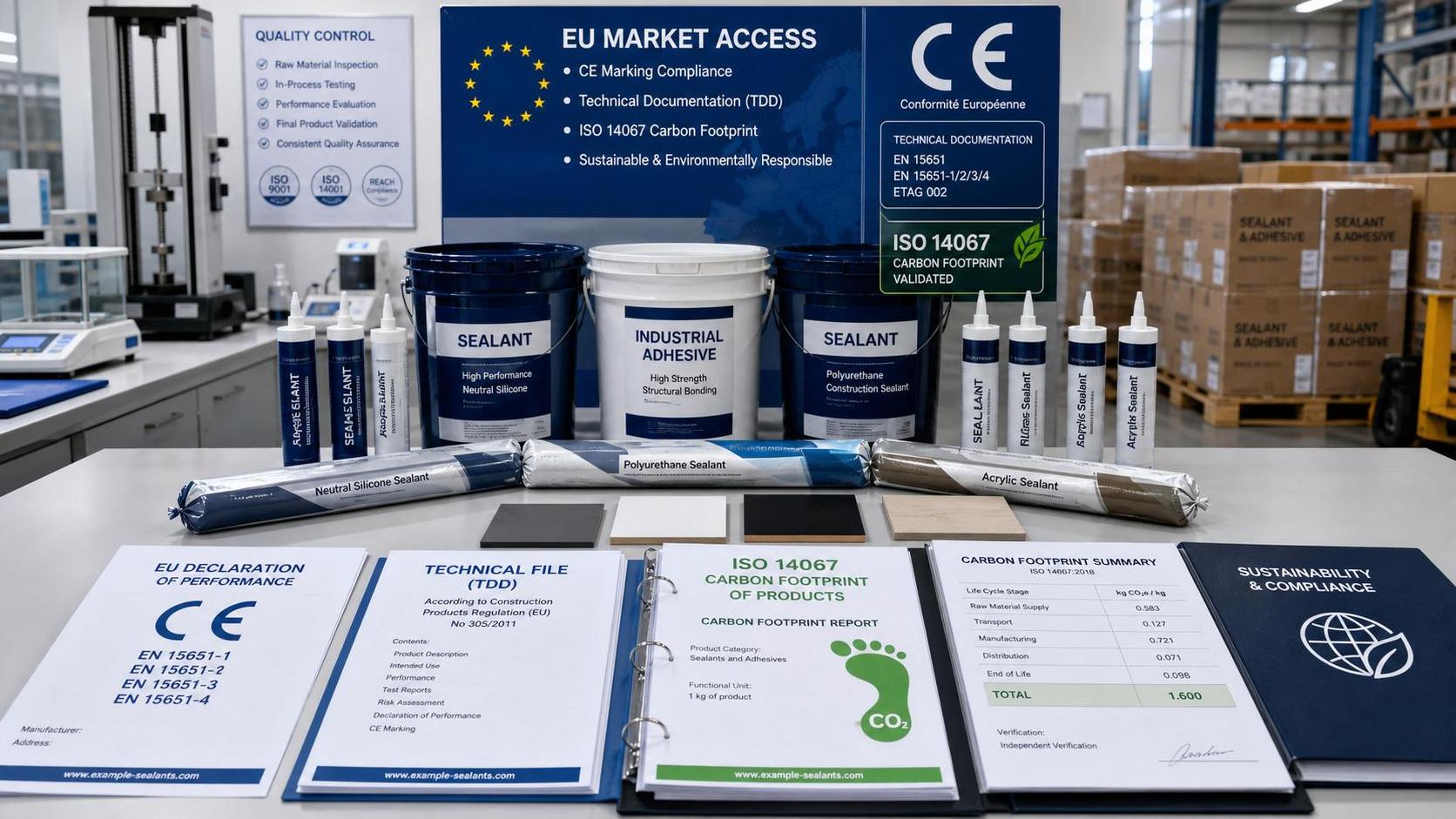 EU Enforces Carbon Footprint Declarations for Industrial Sealants