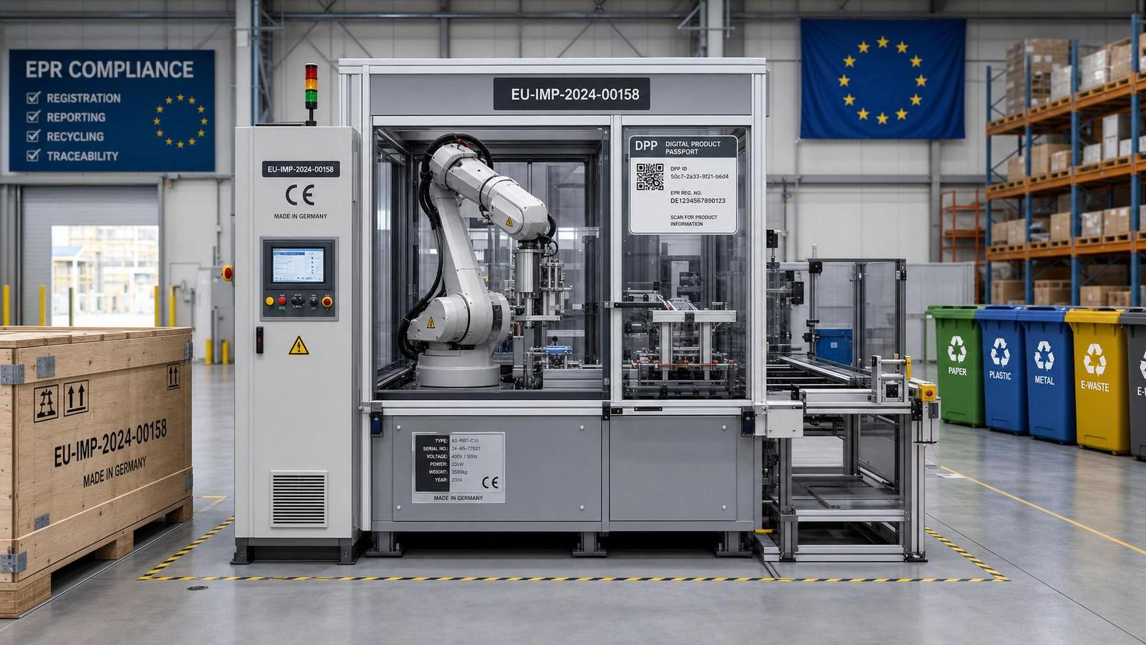 EU EPR Rules Extend to Imported Industrial Equipment