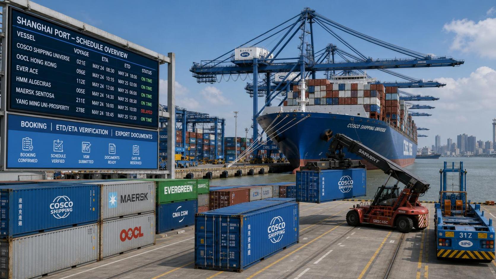 Shanghai Port Tightens ETD/ETA Checks for Exports