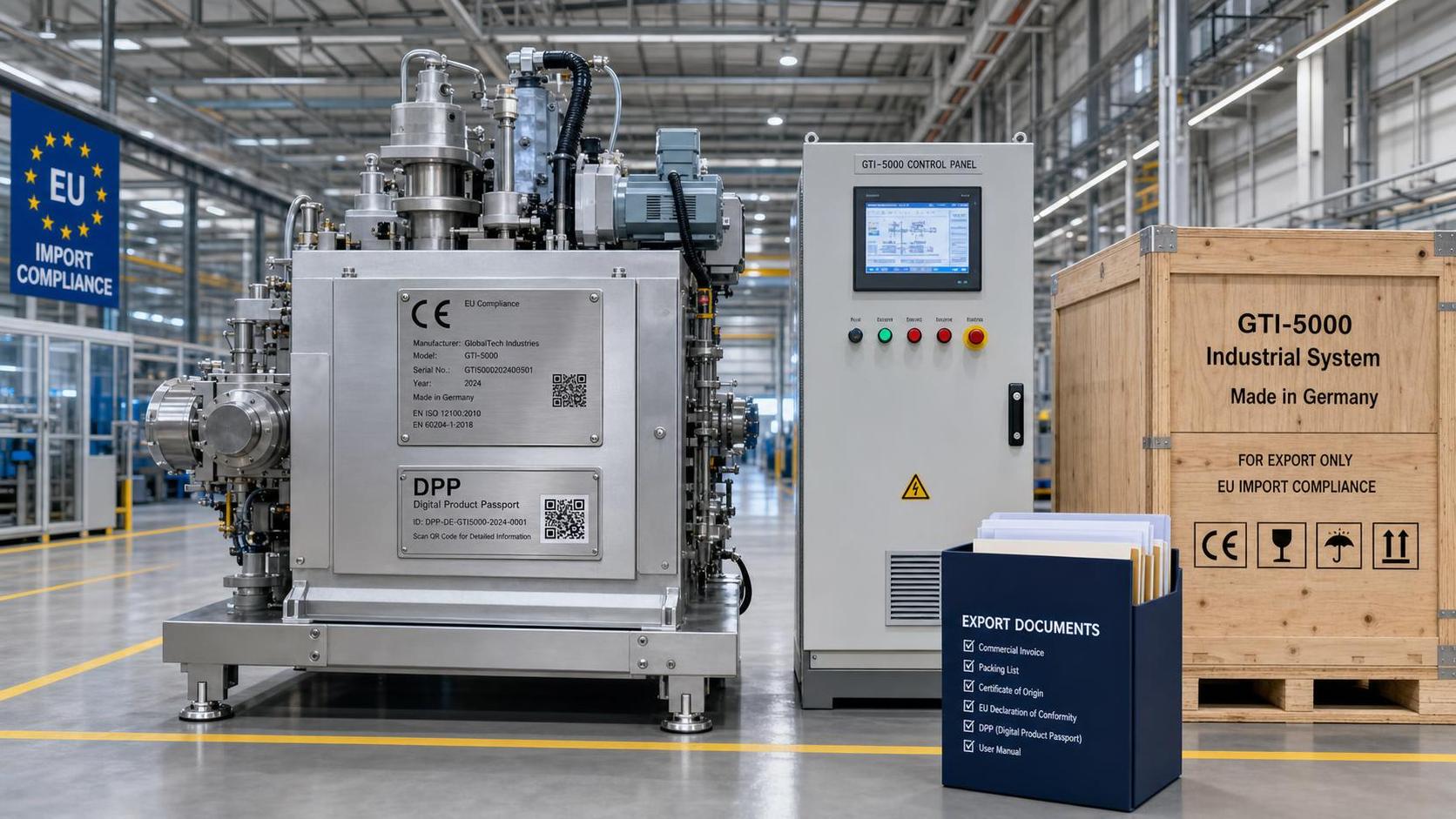 EU Sets DPP Requirement for Imported Industrial Equipment