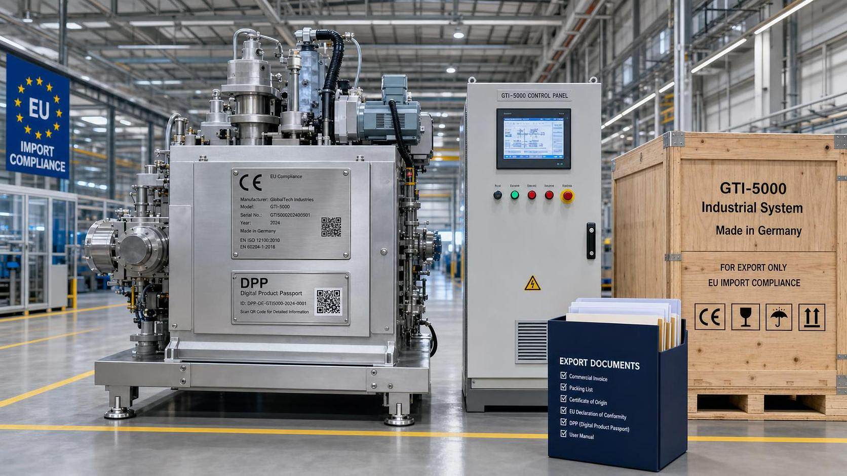 EU Sets DPP Requirement for Imported Industrial Equipment