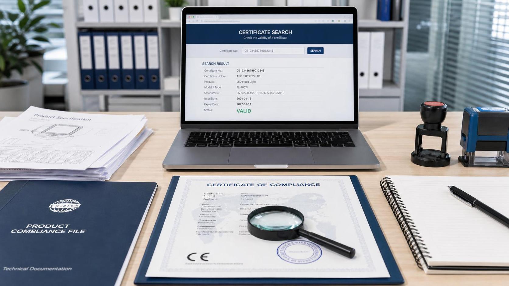 How to verify whether a conformity assessment certification is valid