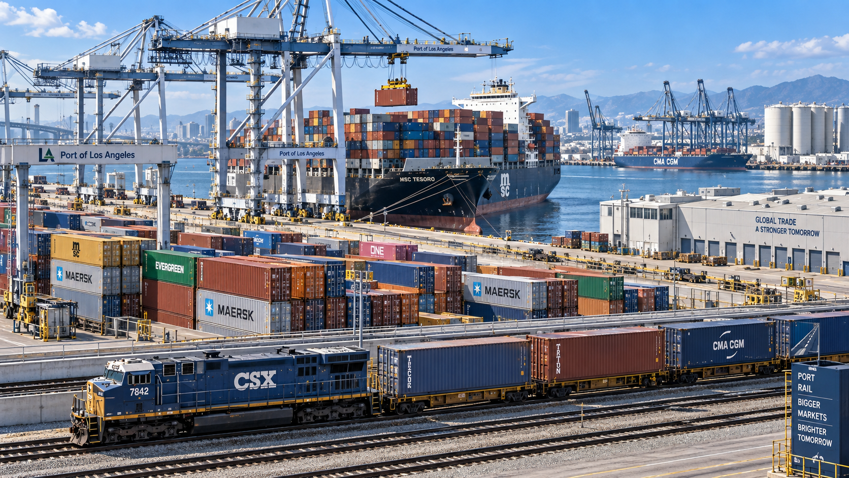Where is the US maritime freight transport market adding capacity?