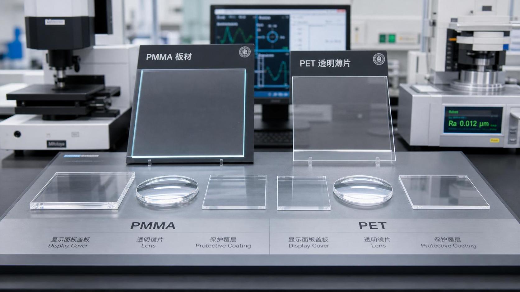 PMMA vs PET for Optical Clarity: Which Material Is Better for Displays and Lenses?