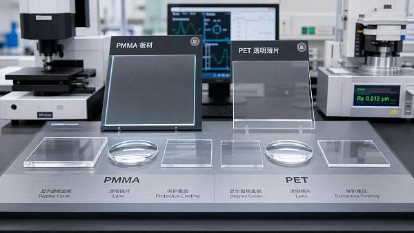 PMMA vs PET for Optical Clarity: Which Material Is Better for Displays and Lenses?