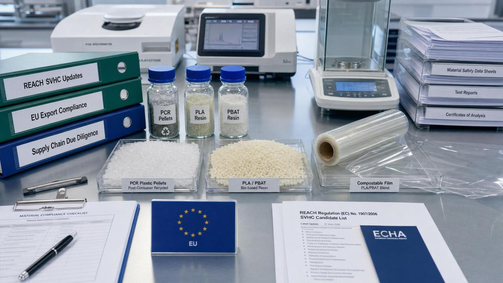 REACH SVHC Update Hits PCR and Bio-Based Resin Exports