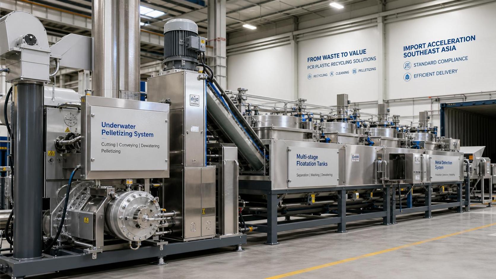 ASEAN Fast-Track Opens for PCR Recycling Equipment