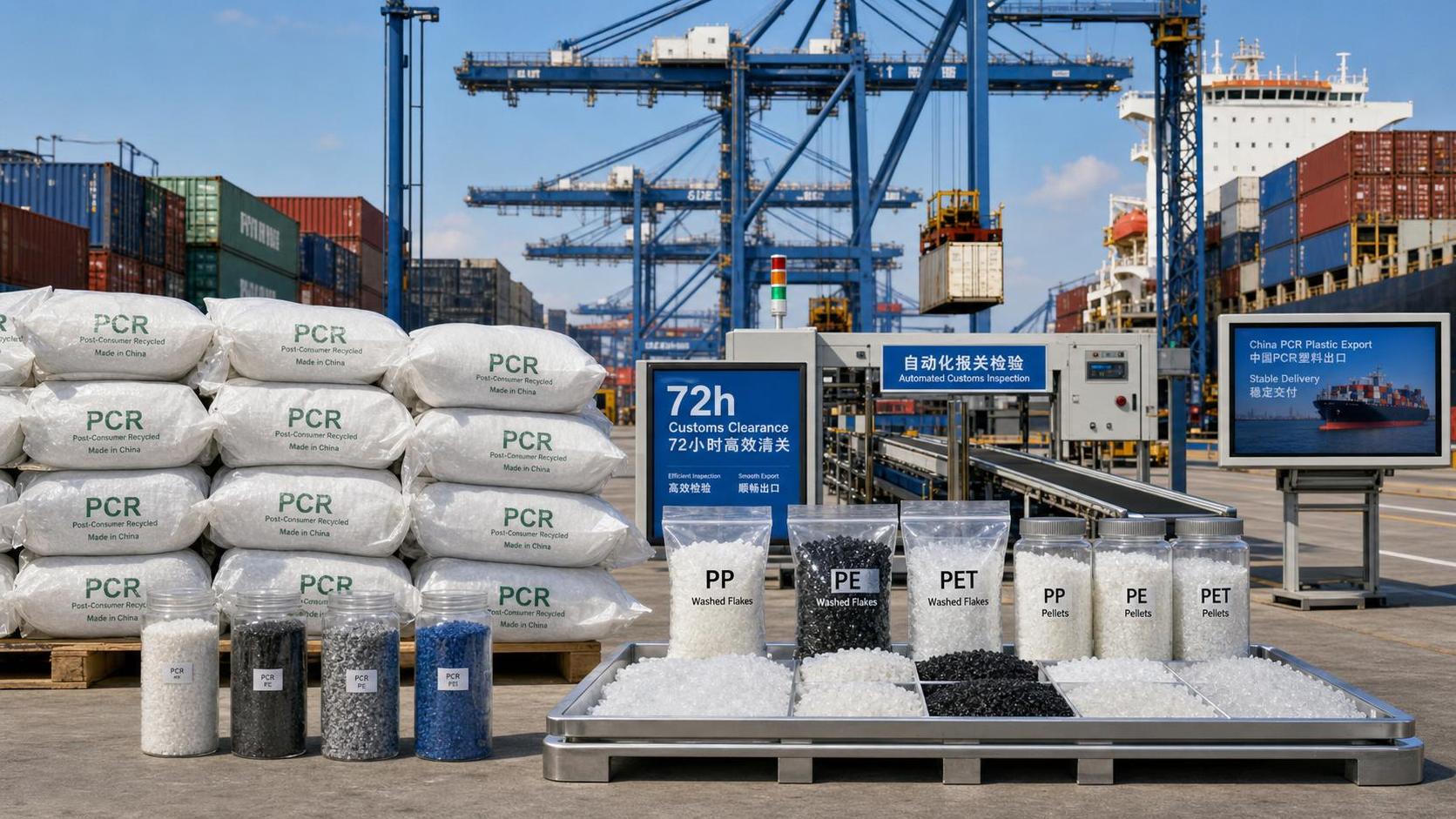 China Opens 72-Hour Fast Track for PCR Plastic Exports