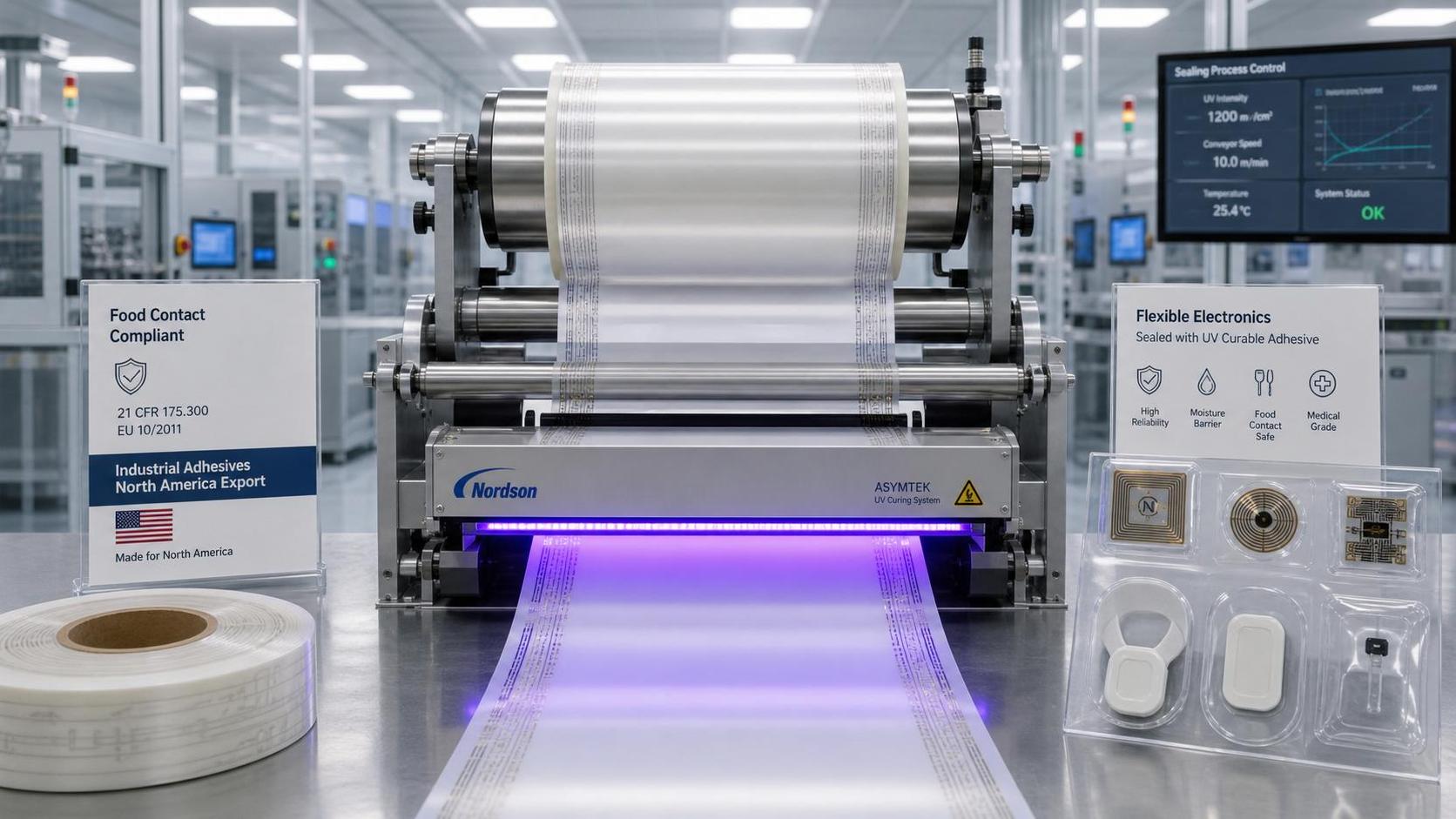 FDA Broadens Food-Contact Use for UV-Curing Adhesives