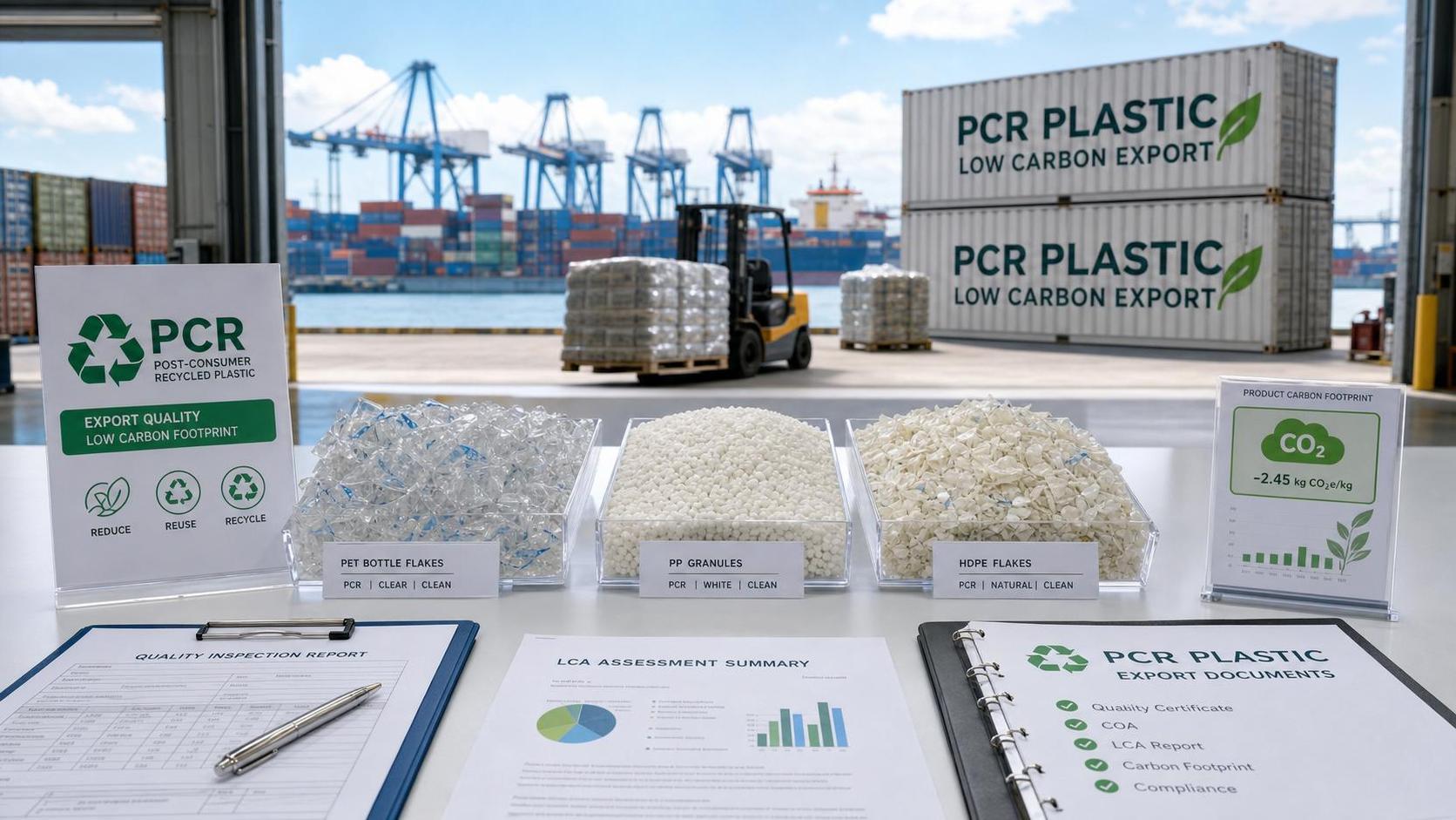 China Starts PCR Plastic Export Carbon Label Pilot