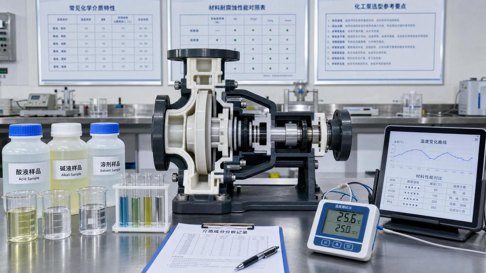 How to Choose Chemical Resistant Plastics for Pumps by Media and Temperature