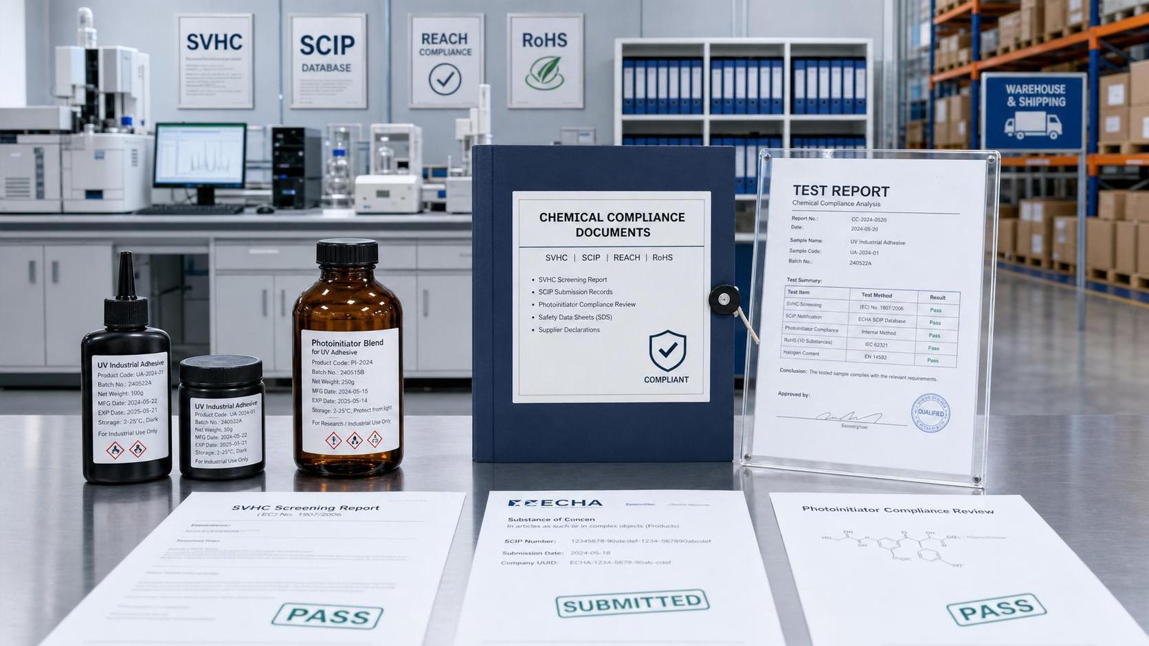 ECHA Adds UV Adhesive Substances to SVHC Draft List