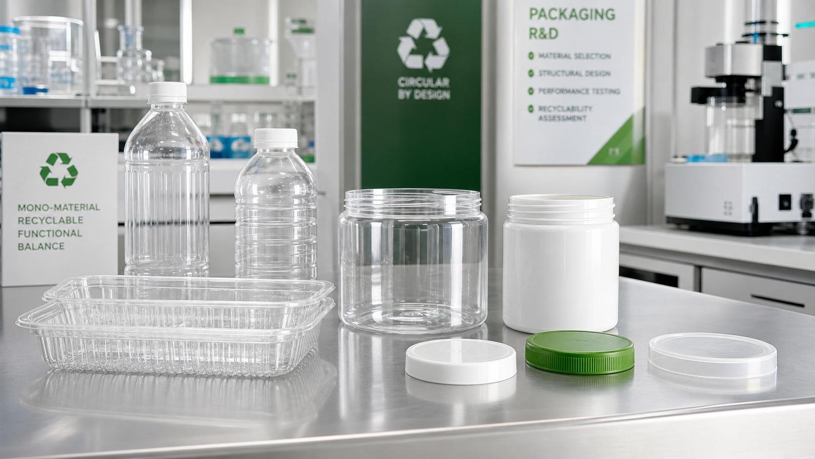 Design for Recyclability in Rigid Packaging: Common Tradeoffs