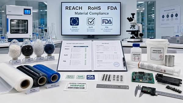 Material Compliance Checklist for REACH, RoHS, and FDA