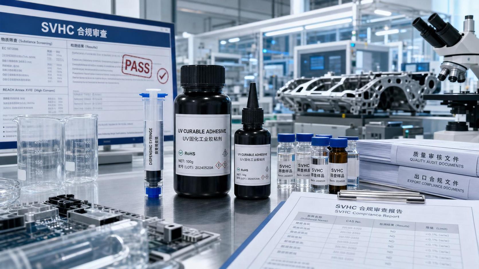 ECHA Adds Three UV Adhesive Photoinitiators to SVHC List