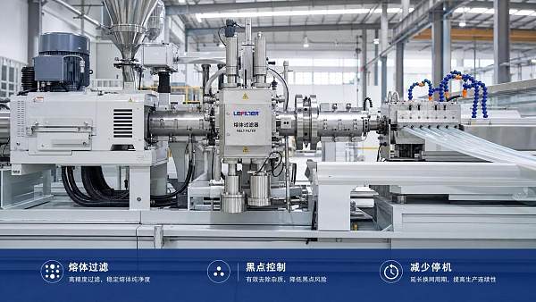 When Melt Filtration Equipment for Extrusion Solves Gels, Black Specks, and Downtime