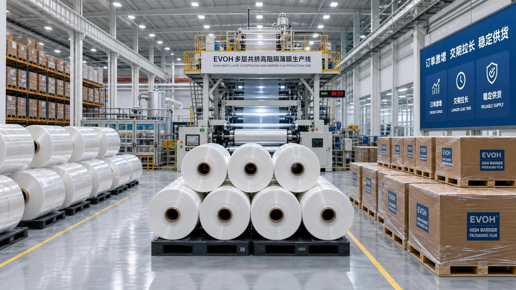 EVOH Film Lead Times Stretch as Orders Surge