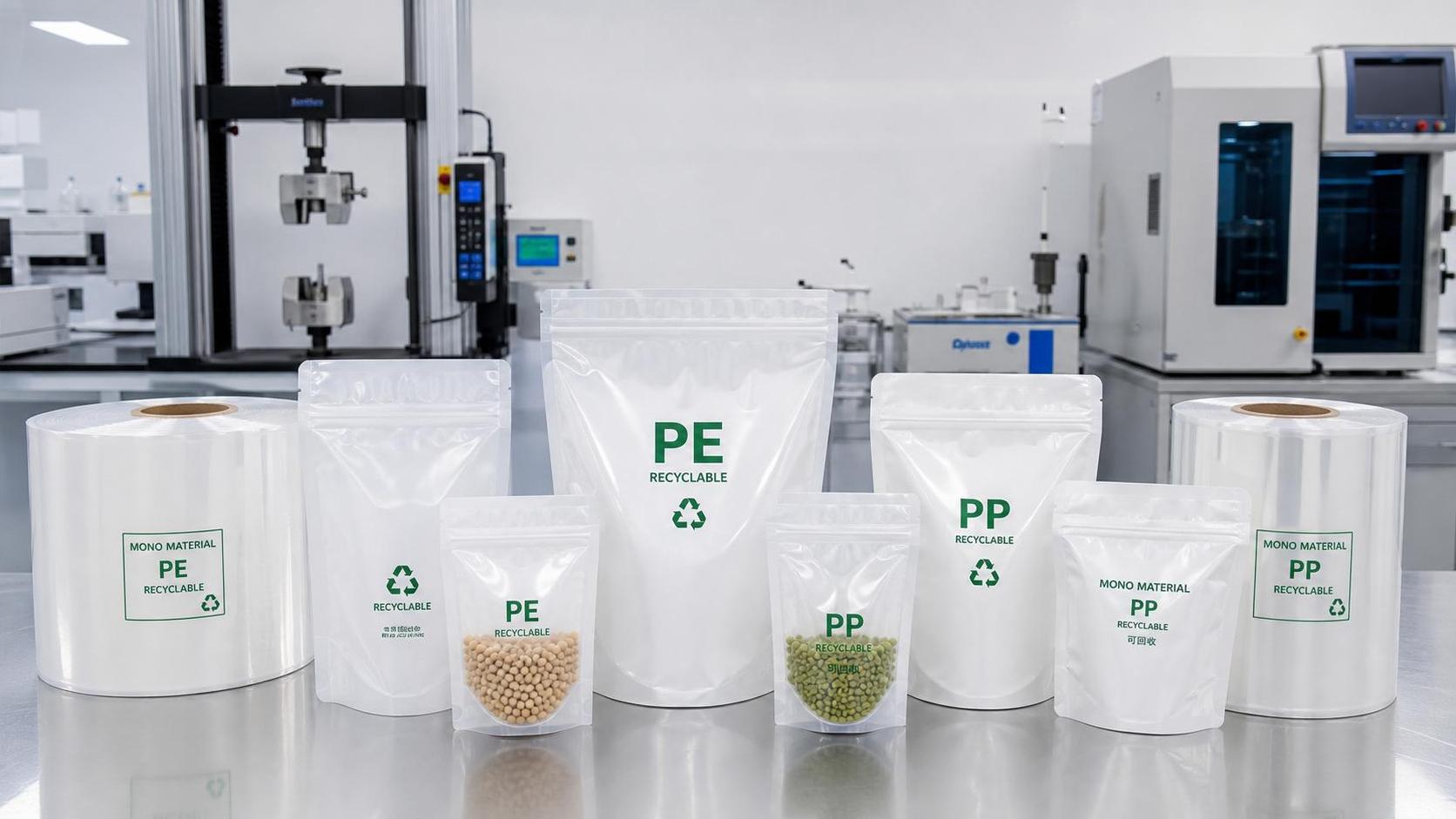 Flexible Mono-Material Packaging: Barrier Tradeoffs and Recyclability Limits