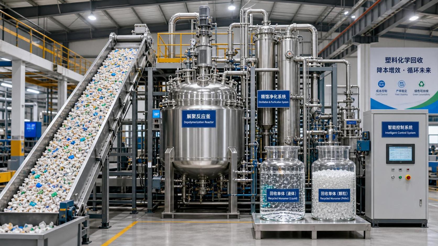 Plastic Depolymerization Technology for Recycling: Cost and Yield Factors