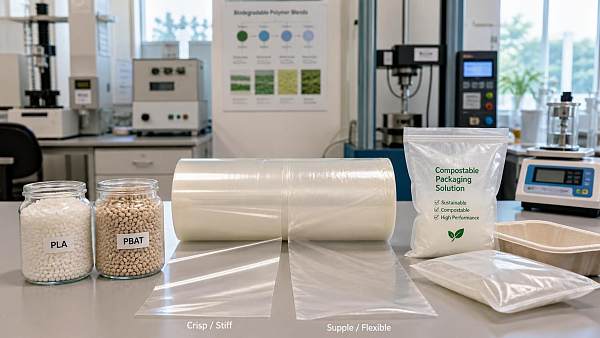 How PLA PBAT Resin Blend Ratio Affects Flexibility and Compostability