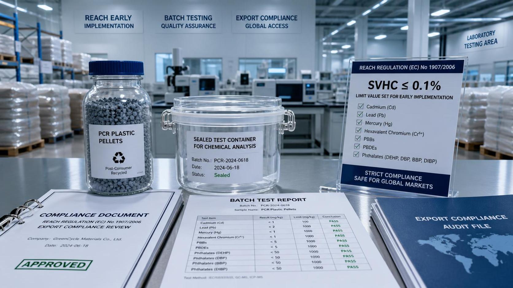 ECHA Brings Forward REACH Limits for PCR Plastic Residues