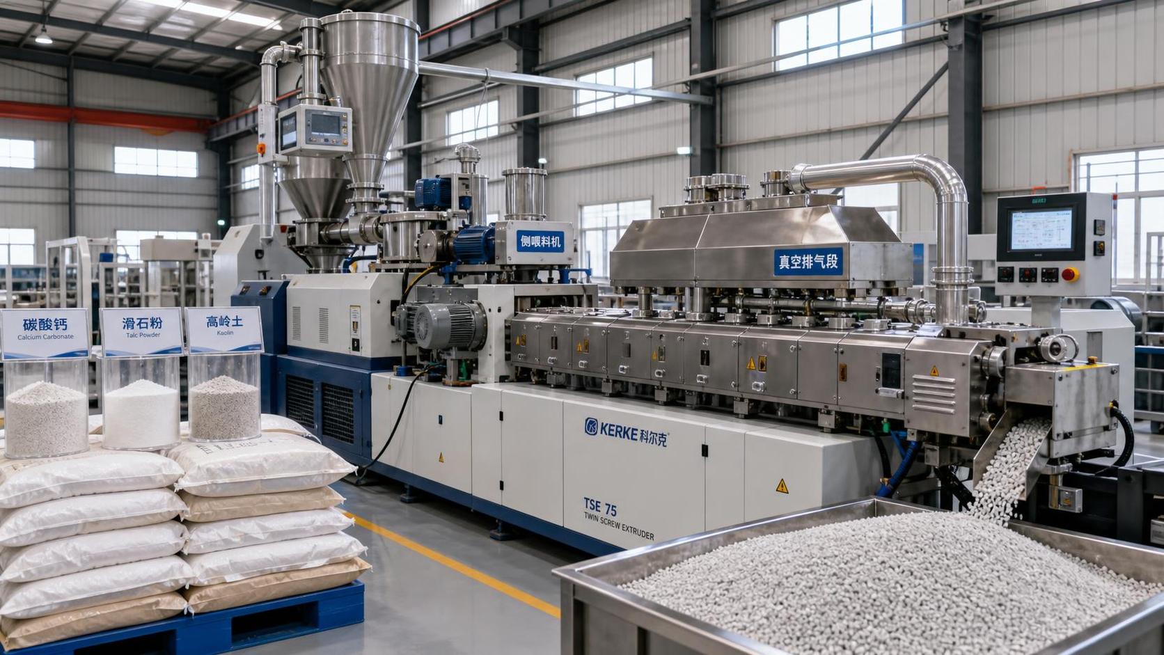 What matters most when selecting plastic compounding equipment for mineral filled compounds