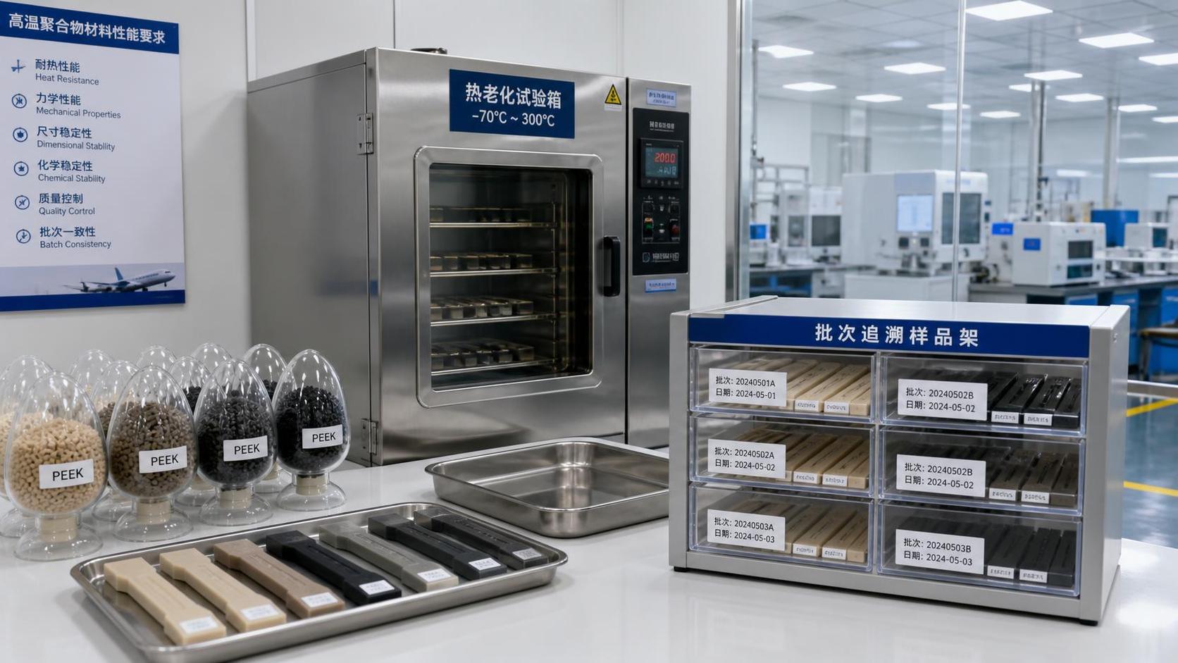 How do aircraft OEMs evaluate heat-resistant polymer suppliers?