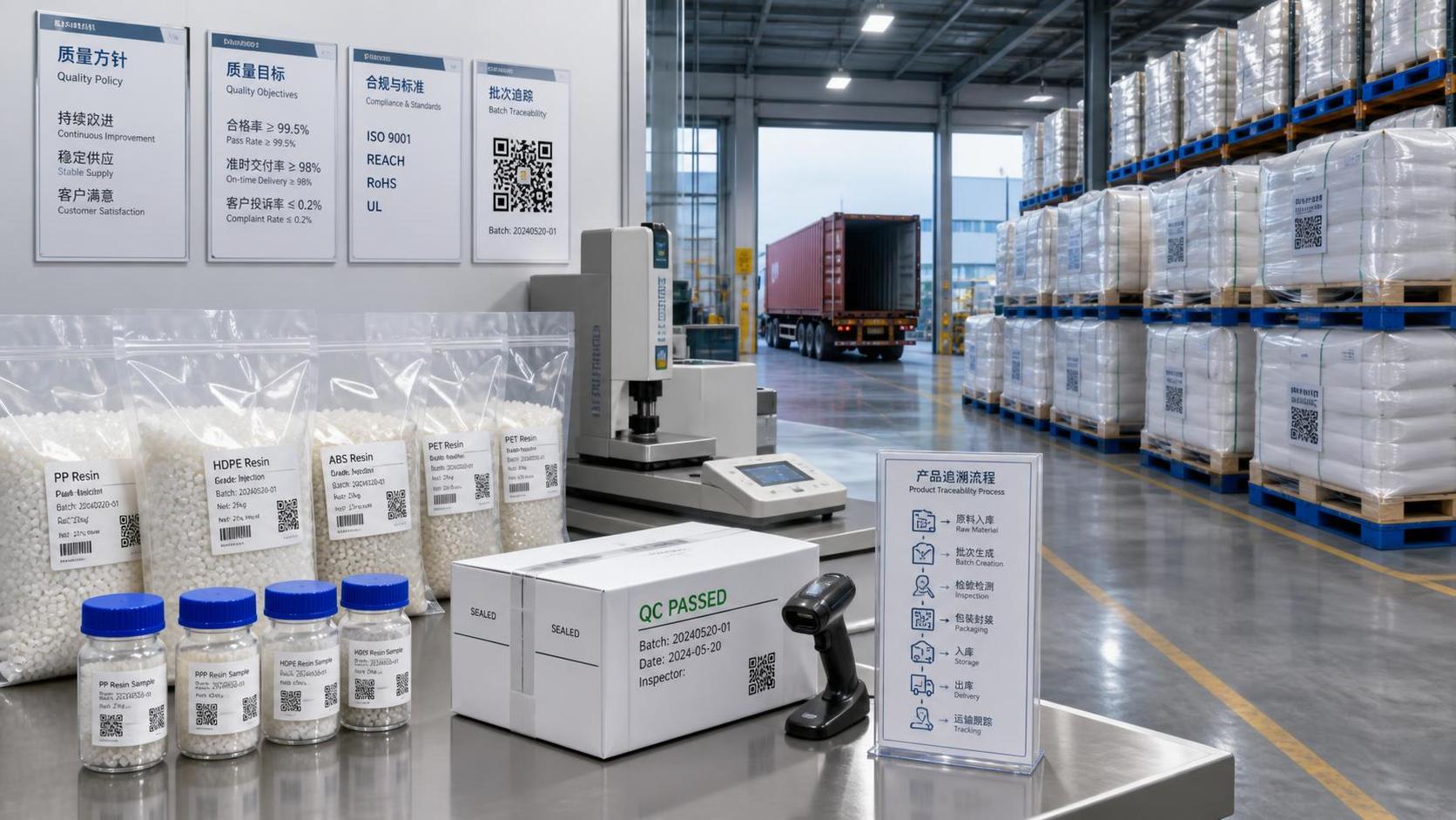 How can resin compliance prevent material supply delays?