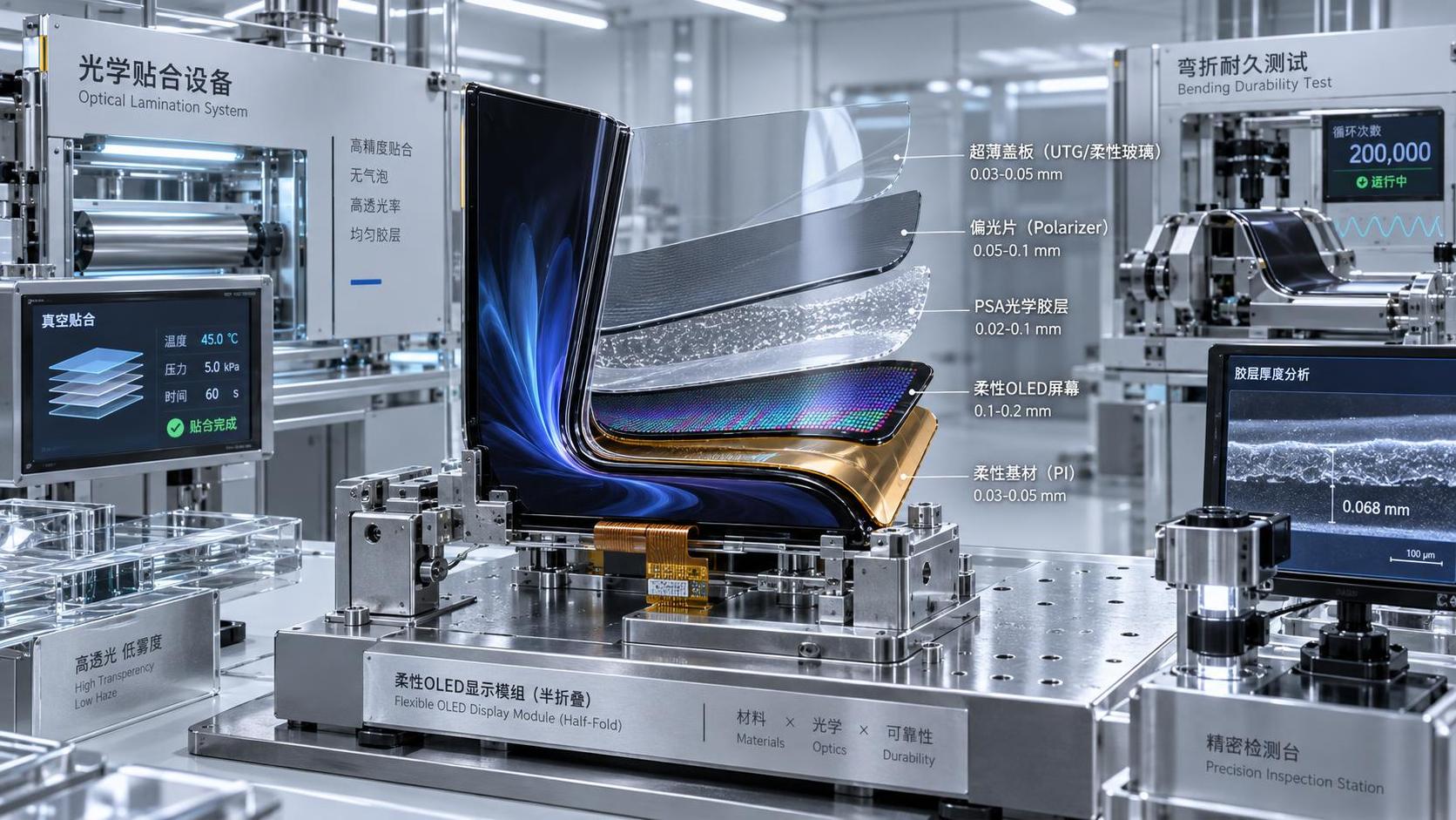 How to Select PSA Thickness for Flexible Display Bonding