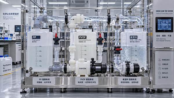 Choosing plastics for chemical fluid handling based on chemical resistance