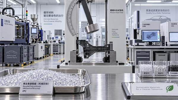Can mechanically recycled automotive polycarbonate meet impact needs?