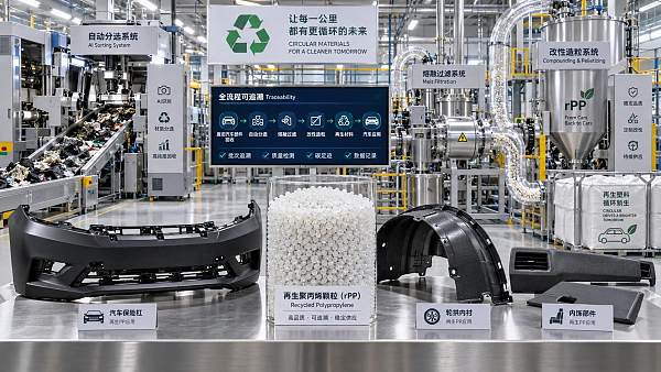 What is driving demand for recycled automotive polymers?